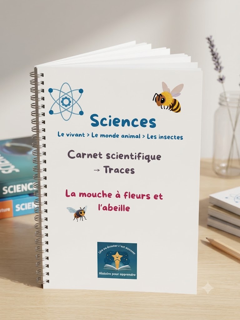 Pack la mouche à fleurs et l'abeille : le livre + le Kit Sciences à la maternelle + 4 vidéos – Image 7