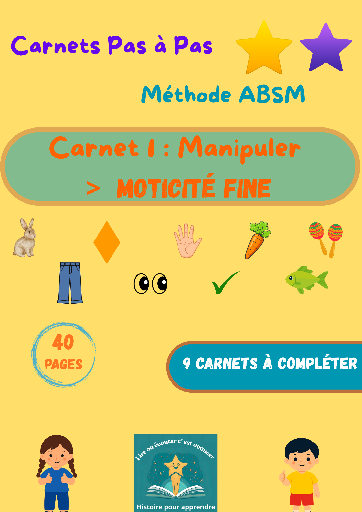 Carnet 1 Pas à Pas Manipuler > motricité fine