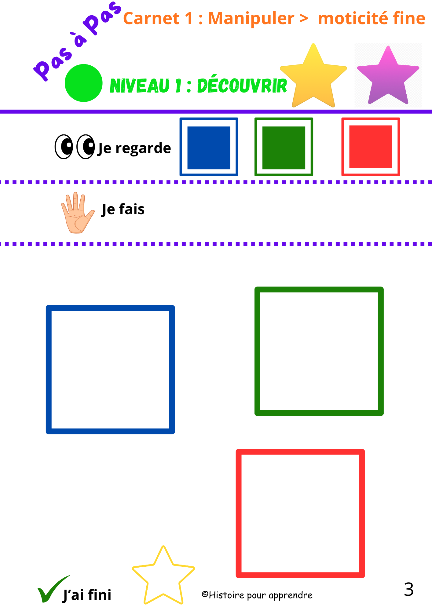Carnet 1 Pas à Pas Manipuler > motricité fine – Image 2
