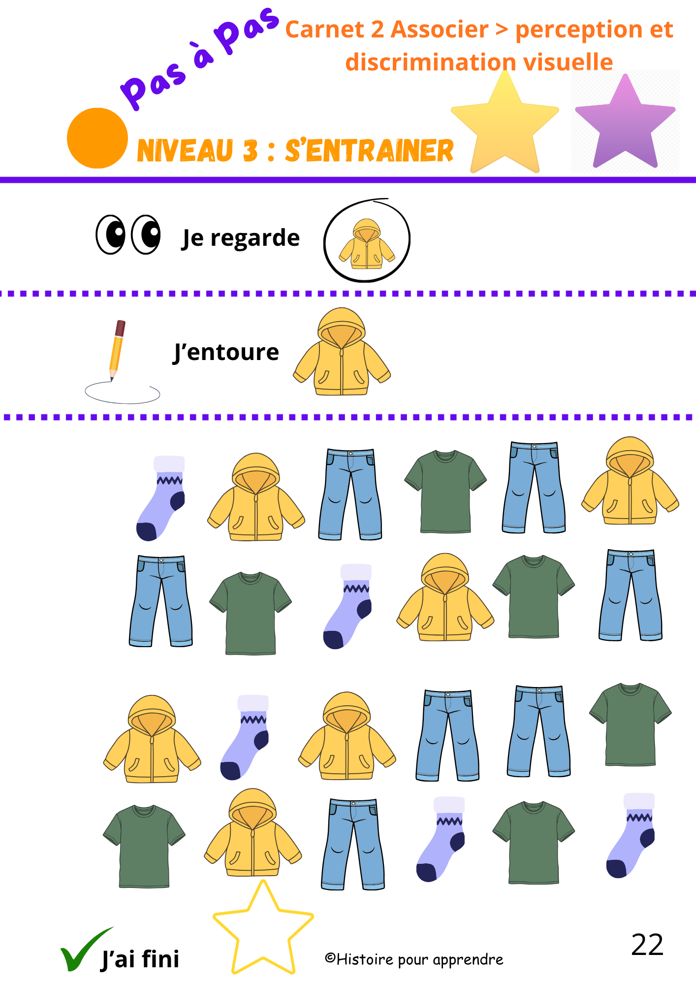 Carnet 2 Pas à Pas Associer > Perception et discrimination visuelle – Image 3