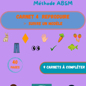Carnet 4 Reproduire > suivre un modèle