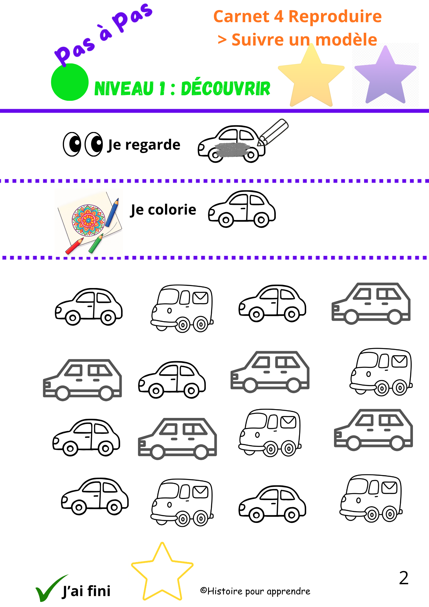 Carnet 4 Reproduire > suivre un modèle – Image 3