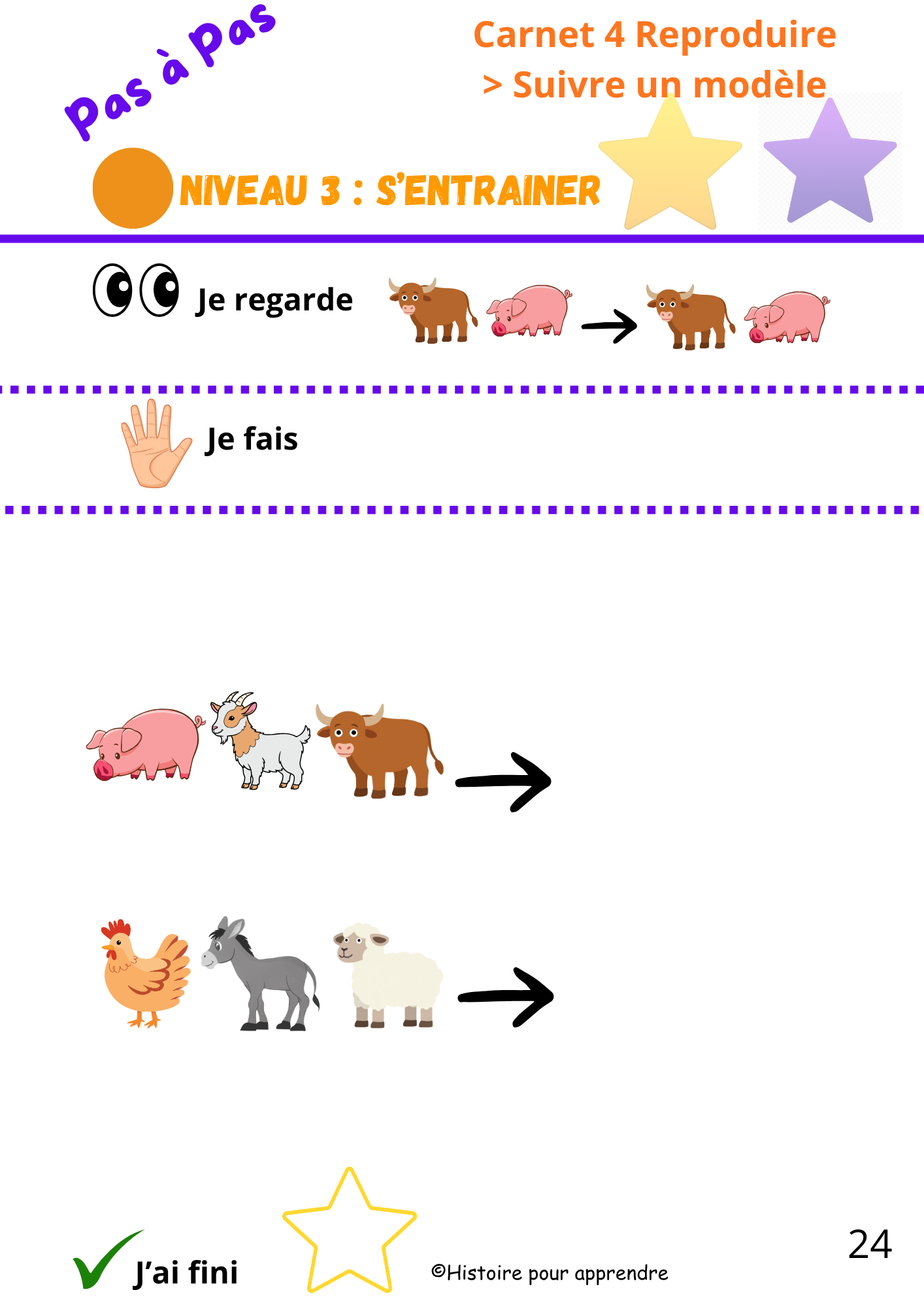 Carnet 4 Reproduire > suivre un modèle – Image 2